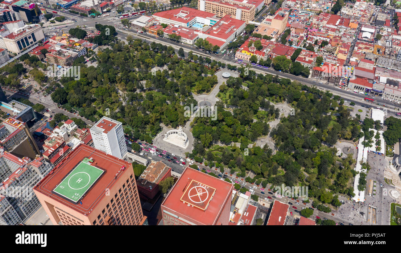 Alameda Central, Mexiko City, Mexiko Stockfoto