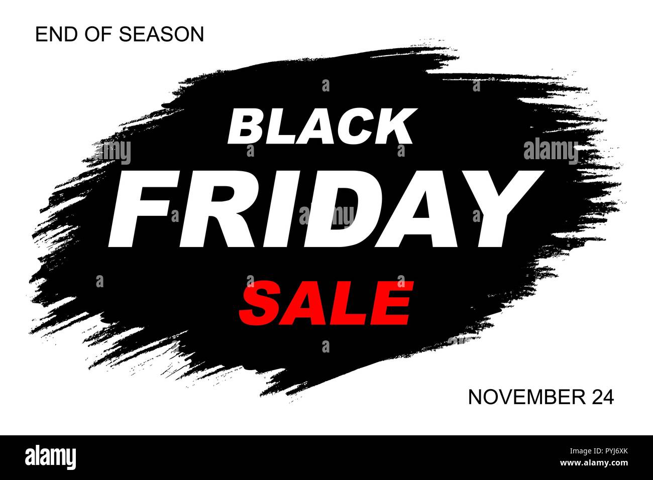 Schwarzer Freitag Verkauf banner Vektor Stock Vektor