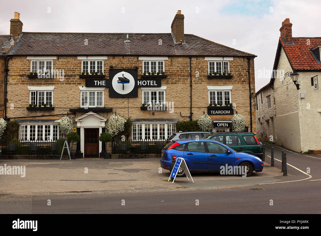 Der schwarze Schwan Hotel Market Place in Helmsley North Yorkshire UK Stockfoto