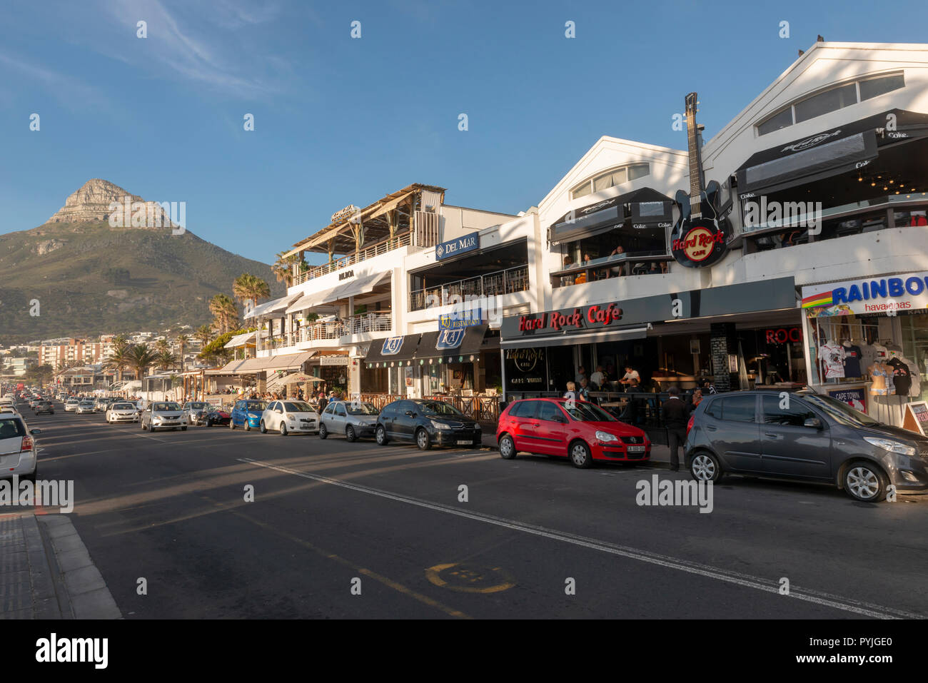 Hard Rock Cafe, Camps Bay, Kapstadt, Südafrika Stockfotografie - Alamy