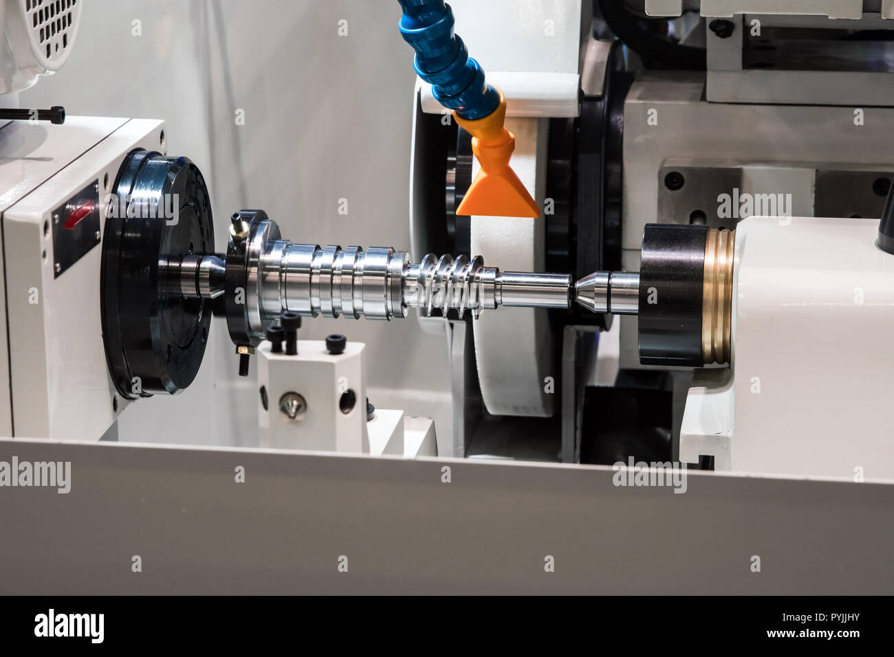 Drehbank industrielle Maschine Stockfoto