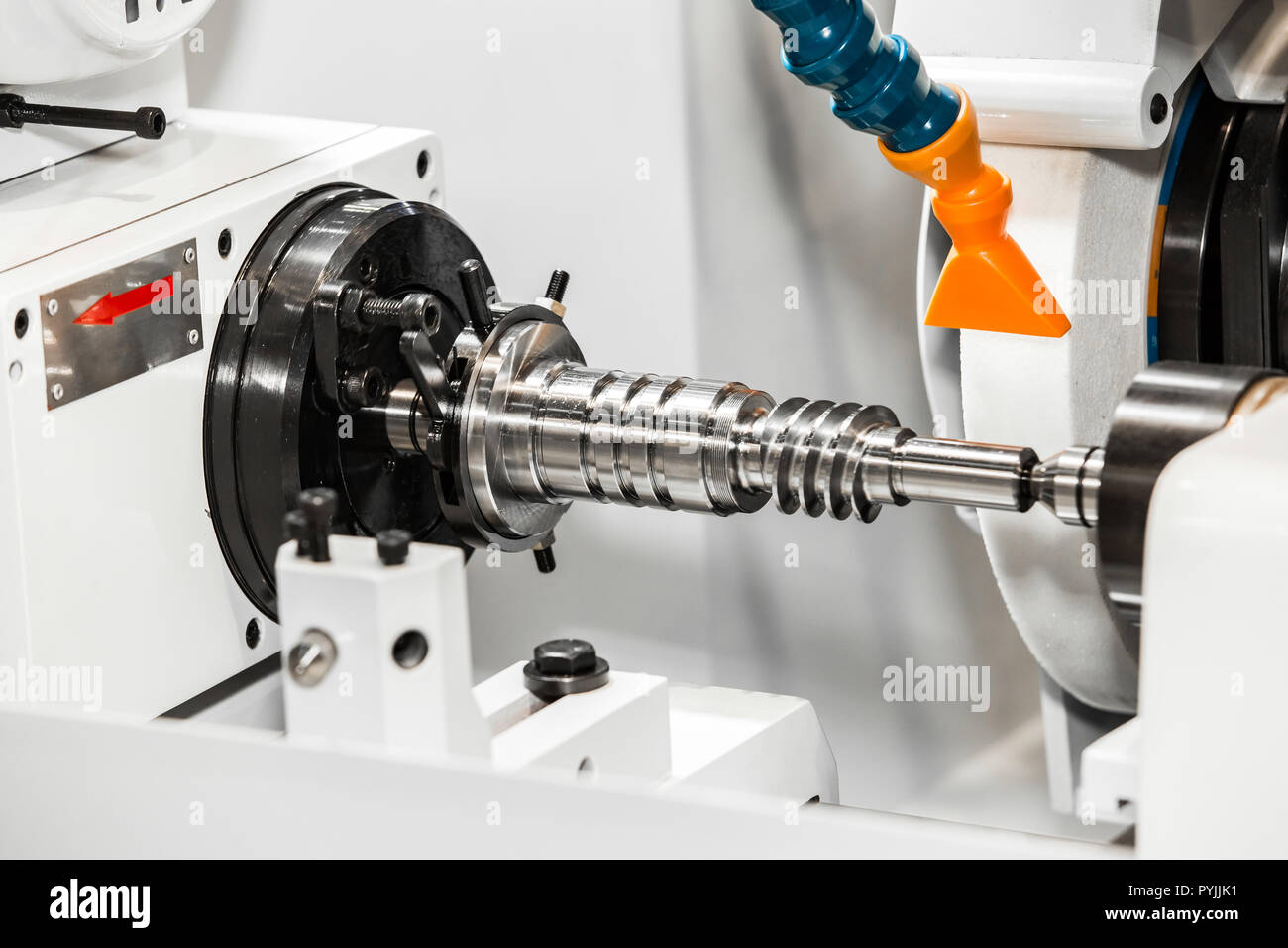 Drehbank industrielle Maschine Stockfoto