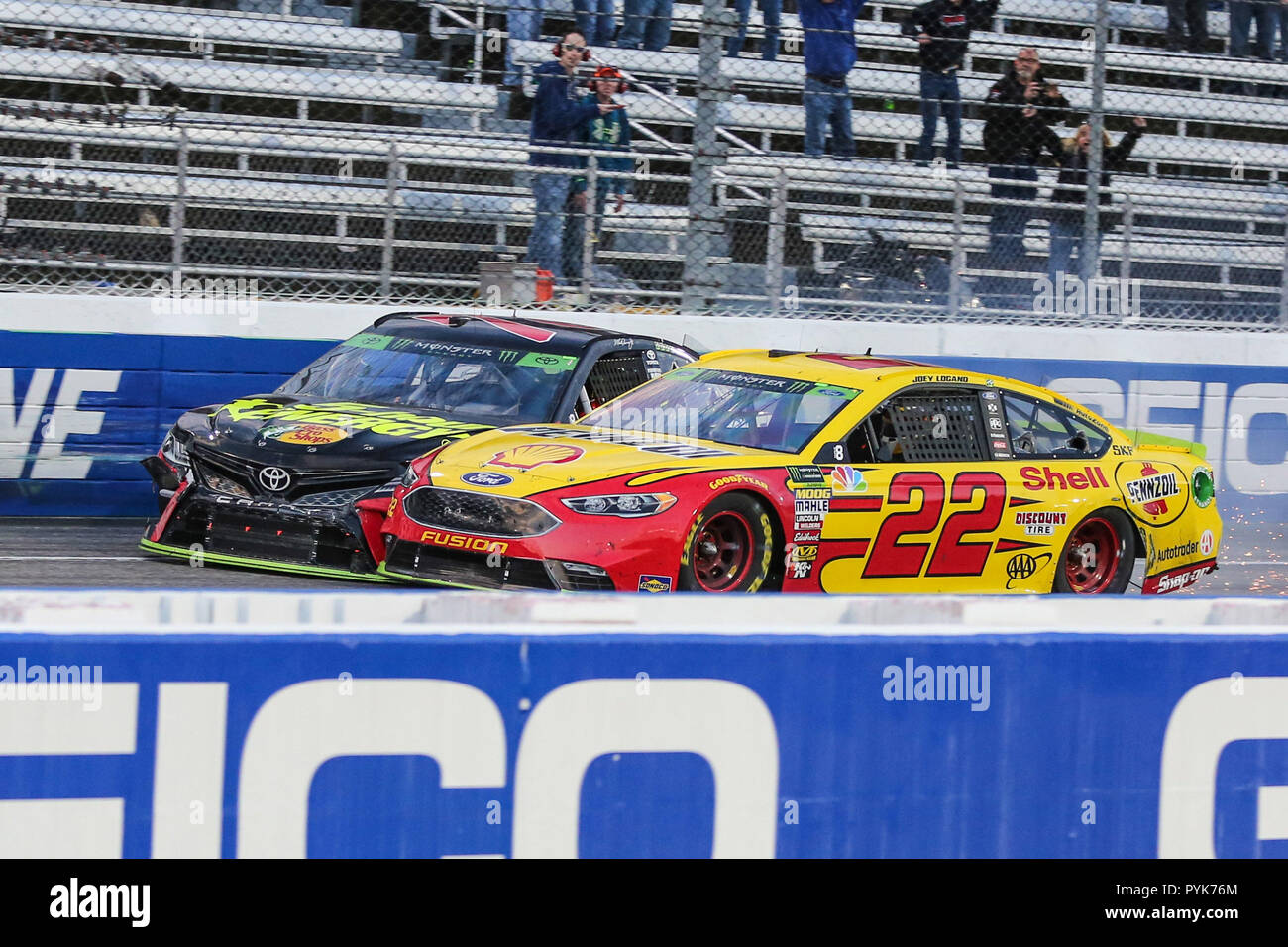 Logan Ridgeway Ridgeway, VA, USA. 28 Okt, 2018. Monster Energy NASCAR Cup Series Joey ...