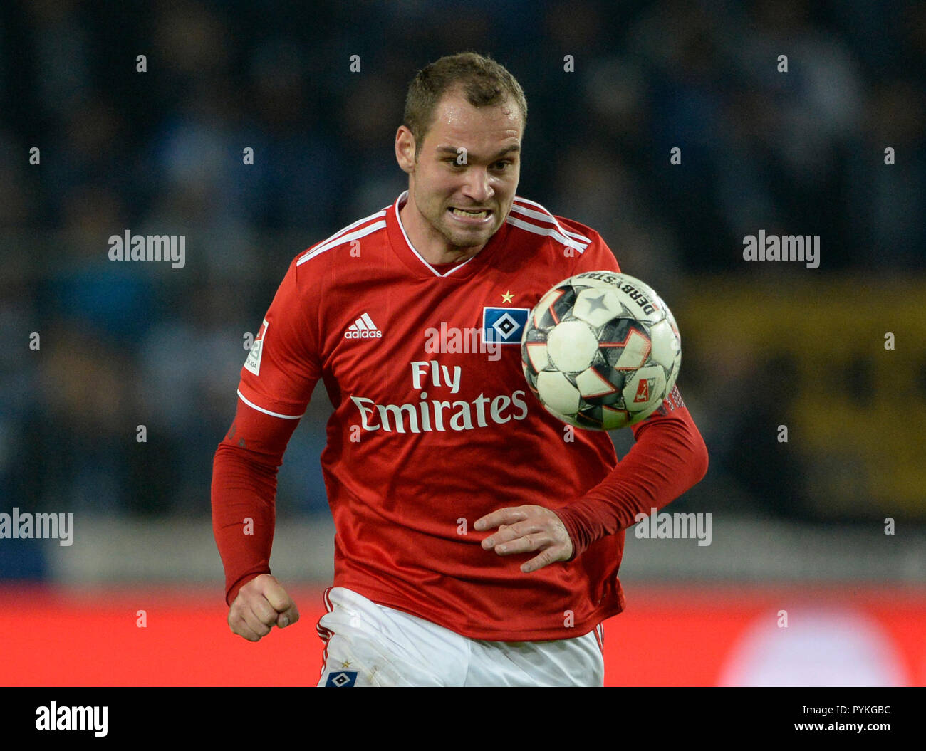 Magdeburg, Deutschland. 26 Okt, 2018. Pierre-Michel Lasogga (HH), Fußball 2. 1. Fussballbundesliga, 11. Spieltag, 1. FC Magdeburg (MD) - HSV Hamburg Hamburg Hamburg (HH) 0:1, am 26.10.2018 in Magdeburg/Deutschland. € | Nutzung der weltweiten Kredit: dpa/Alamy leben Nachrichten Stockfoto