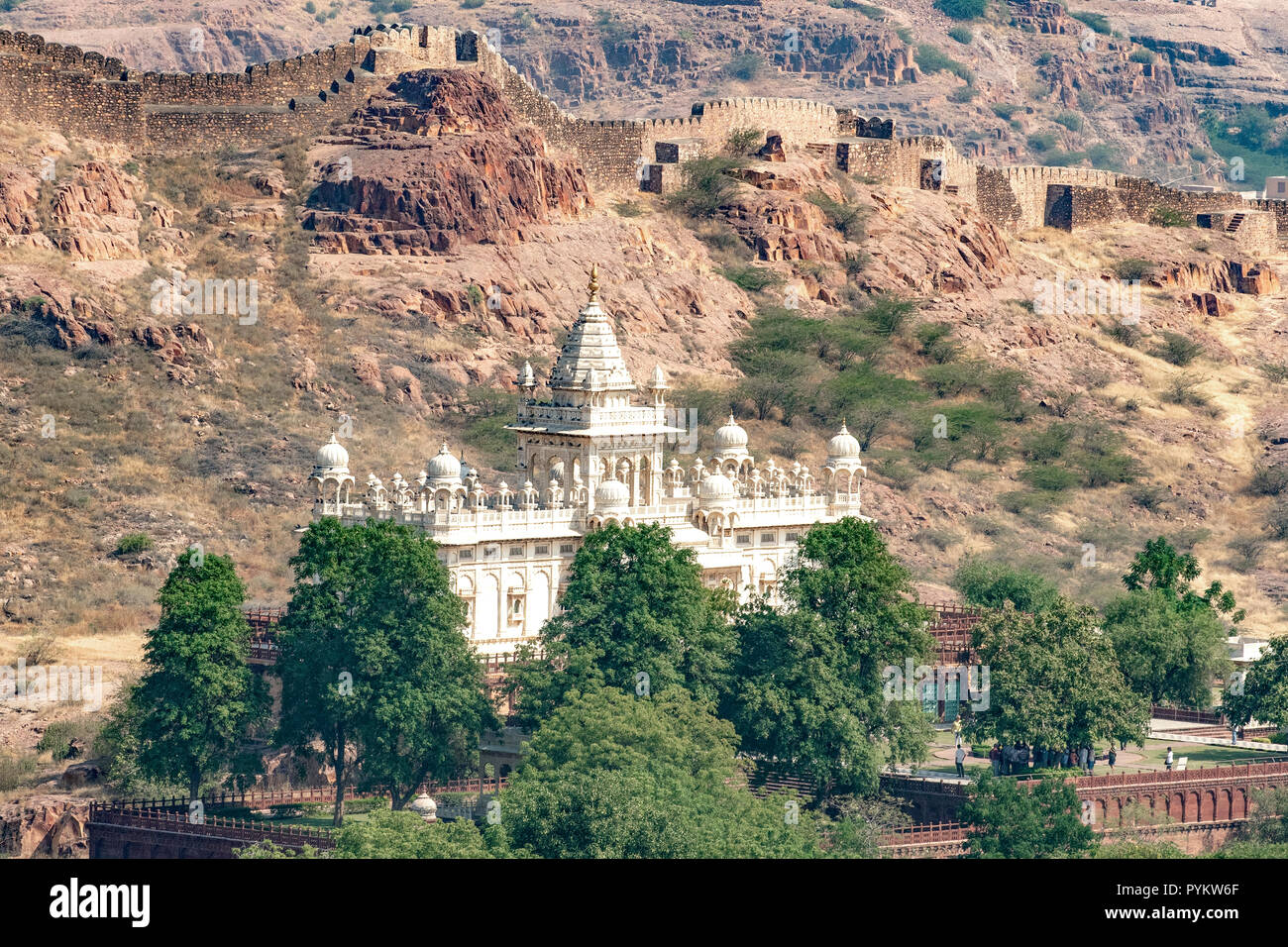 Jaswant Thada, Jodhpur, Rajasthan, Indien Stockfoto
