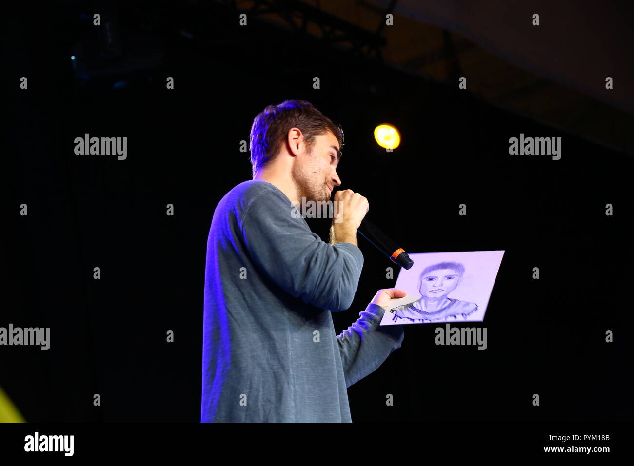 Corato, Polen. 28 Okt, 2018. Schauspieler Paul Wesley nimmt an der Warschauer Comic Con. Credit: Jakob Ratz/Pacific Press/Alamy leben Nachrichten Stockfoto