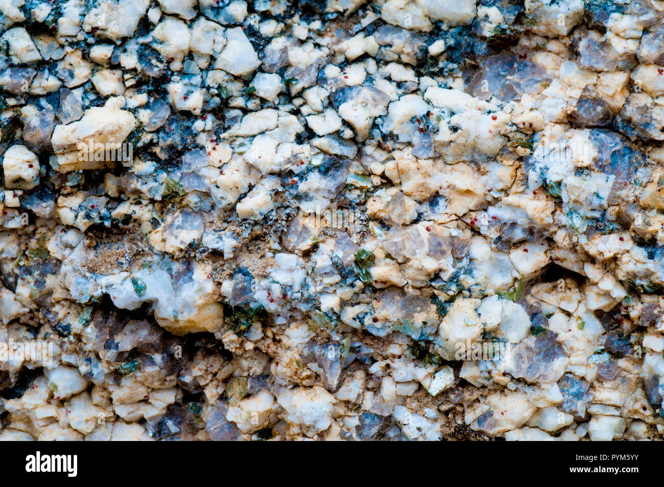 Granit close-up, Almo Pluton in der Stadt Rocks National Reserve in southcentral Idaho Stockfoto