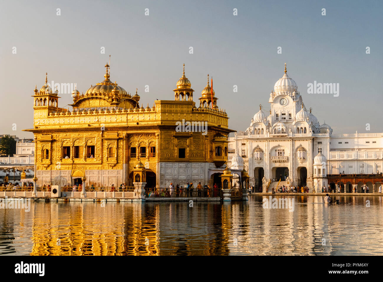 Der Goldene Tempel, der wichtigsten und heiligsten Ort für Sikh's Stockfoto