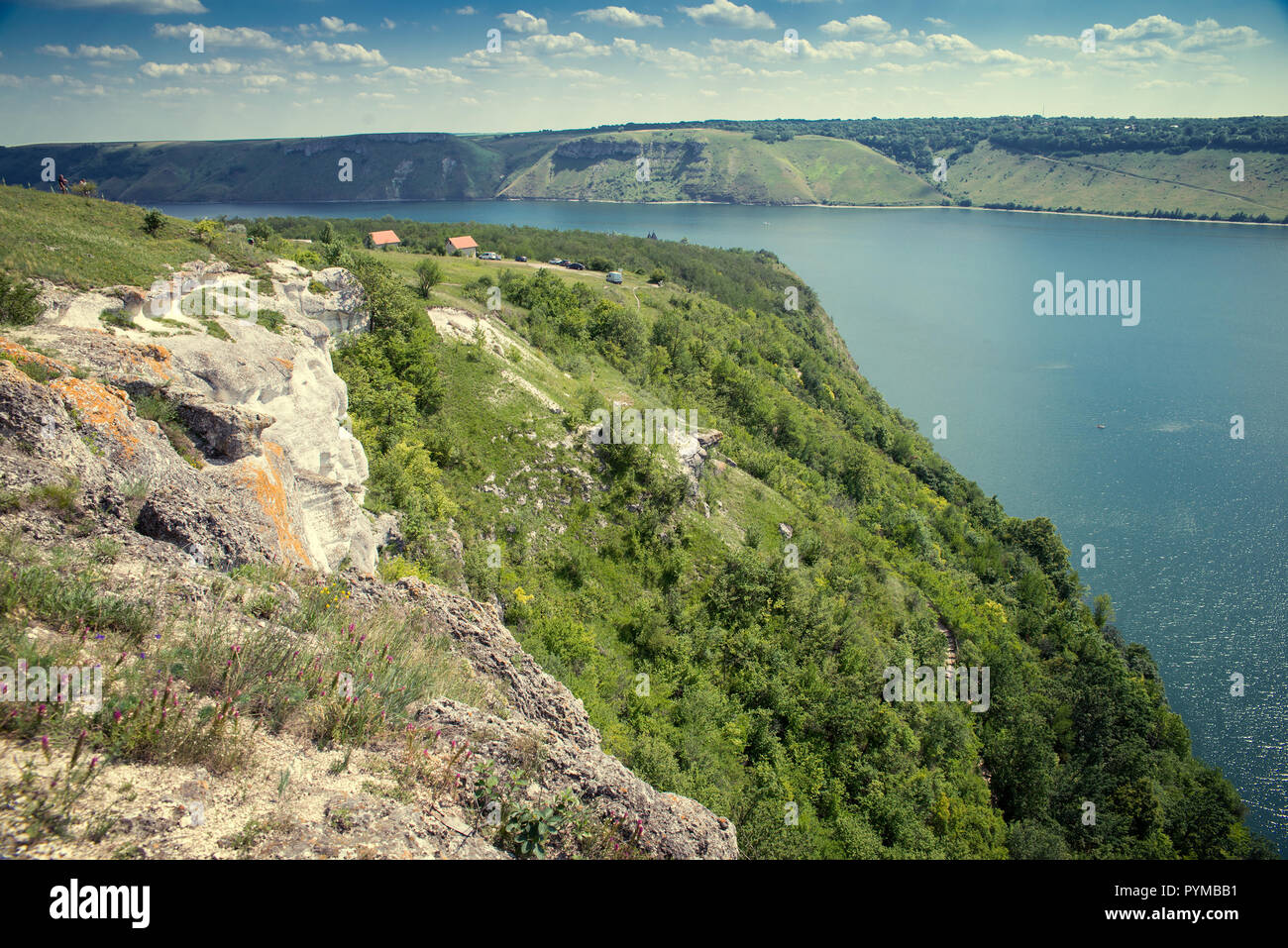 Bucht Dnister Stockfoto