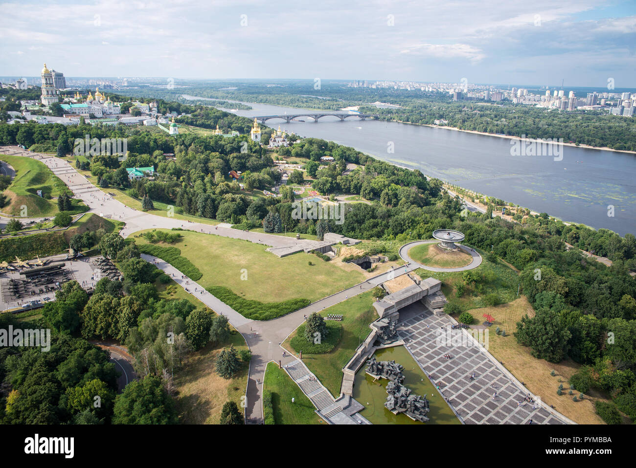 Kiewer Höhlenkloster Stockfoto