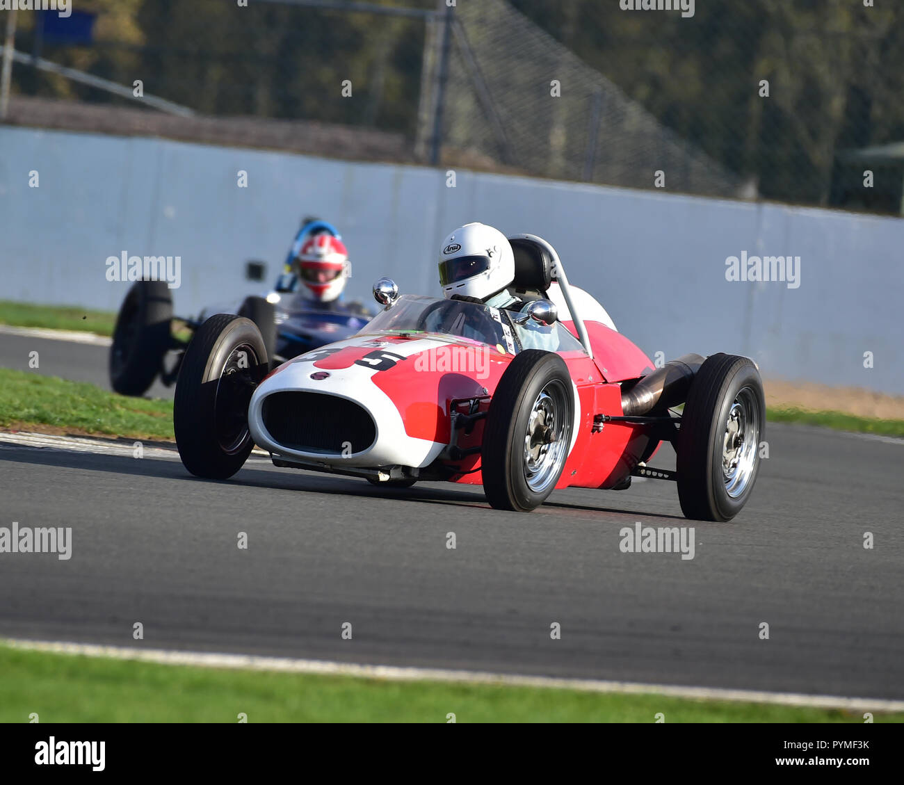 Tim Bishop, Sauter, FJHRA, historische Formel Junior hinten Motor, HSCC, Silverstone Endrunden, Silverstone, Oktober 2018, Autos, klassische Rennwagen, Histor Stockfoto