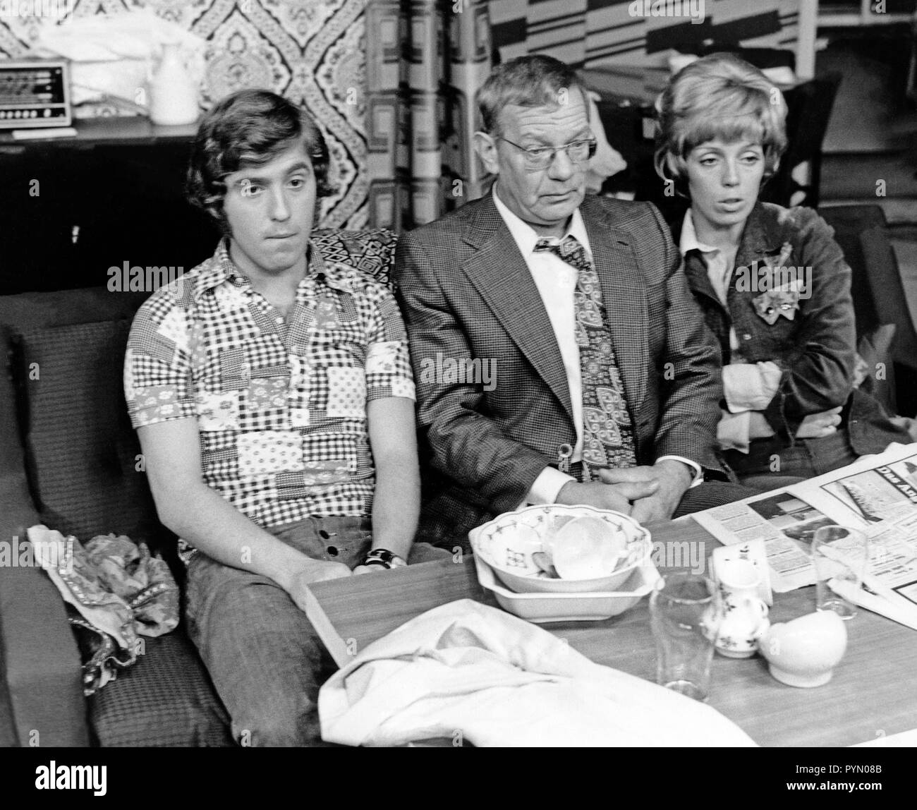 Quartett zu dritt, Schwank aus dem Ohnsorg Theater in Hamburg, Darsteller: Jens Werner Fritsch, Karl Heinz Kreienbaum, Heidi Mahler Stockfoto