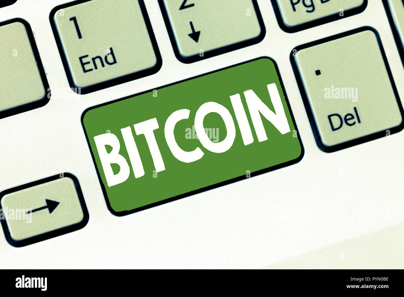 Text Zeichen Angezeigt Bitcoin Konzeptionelle Foto Cryptocurrency - 