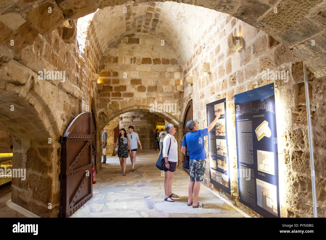 Innenräume Koules Festung (Castello a mare), Heraklion, Heraklion (irakleio), Irakleio Region, Kreta (Kriti), Griechenland Stockfoto