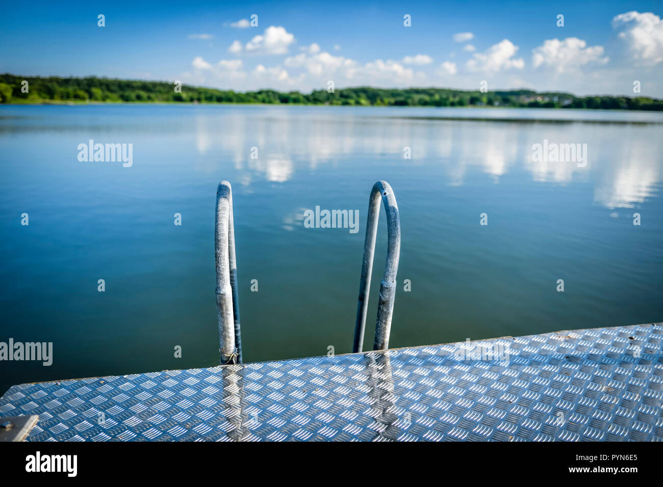 Die großen Pönitzer See in Schleswig - Holstein, Deutschland, Europa, der Große Pönitzer See in Schleswig-Holstein, Deutschland, Europa Stockfoto