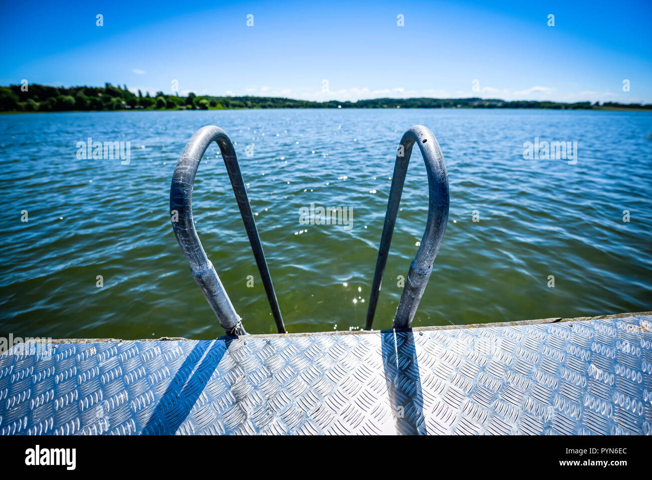 Die großen Pönitzer See in Schleswig Holstein, Deutschland, Europa
