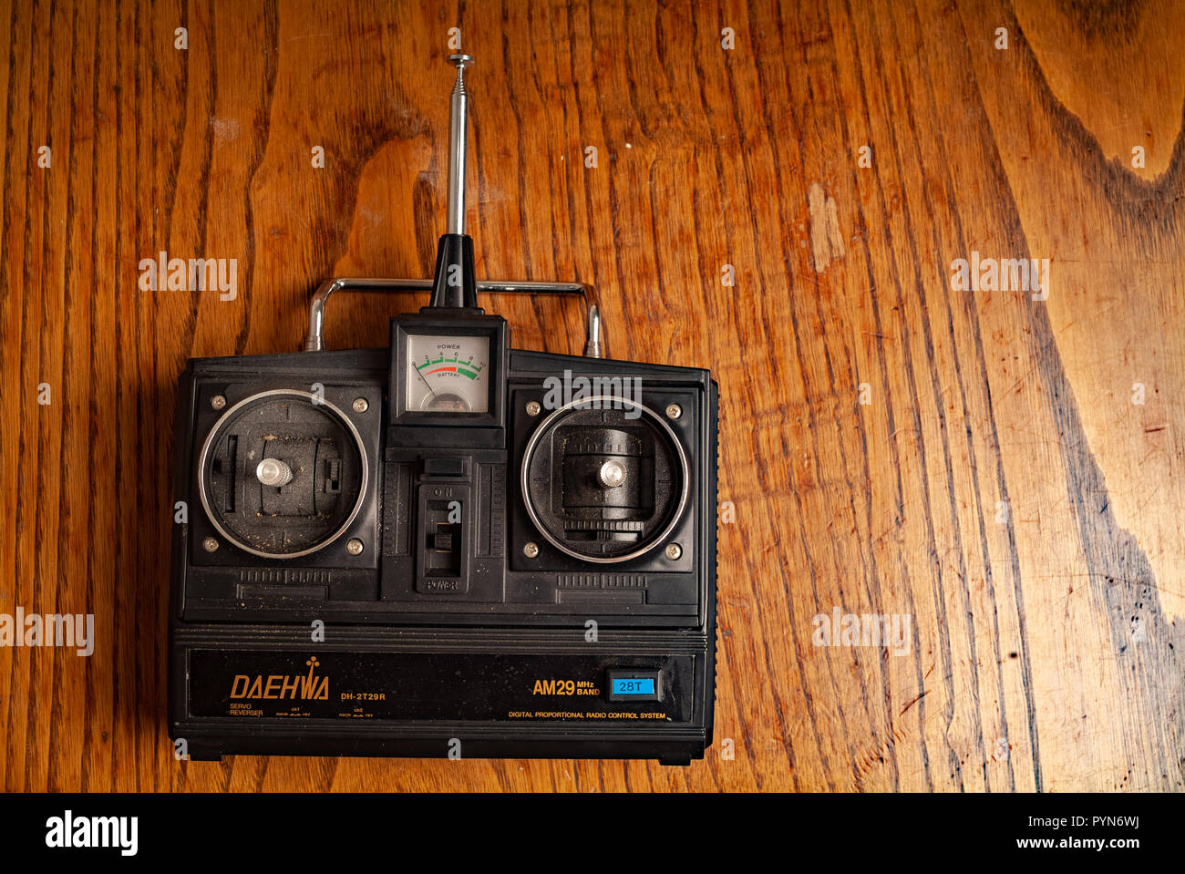 1980 s Fernbedienung Stockfoto