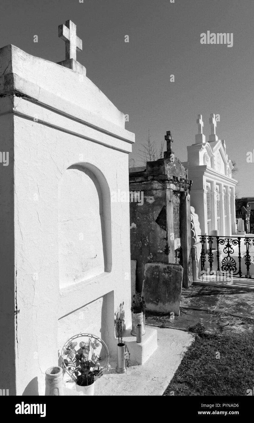 Grab, der hl. Johannes der Täufer Katholische Kirche, Edgard, St. Johannes der Täufer Parish, Louisiana, USA. Stockfoto