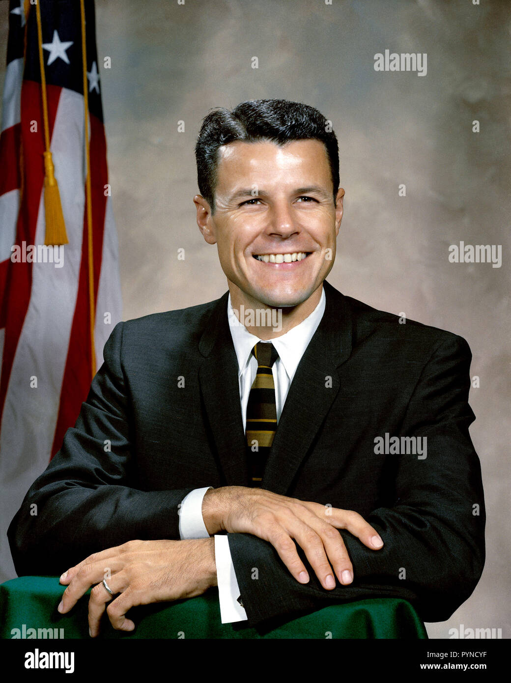 Portrait - Astronaut Charles A. Bassett II. Stockfoto