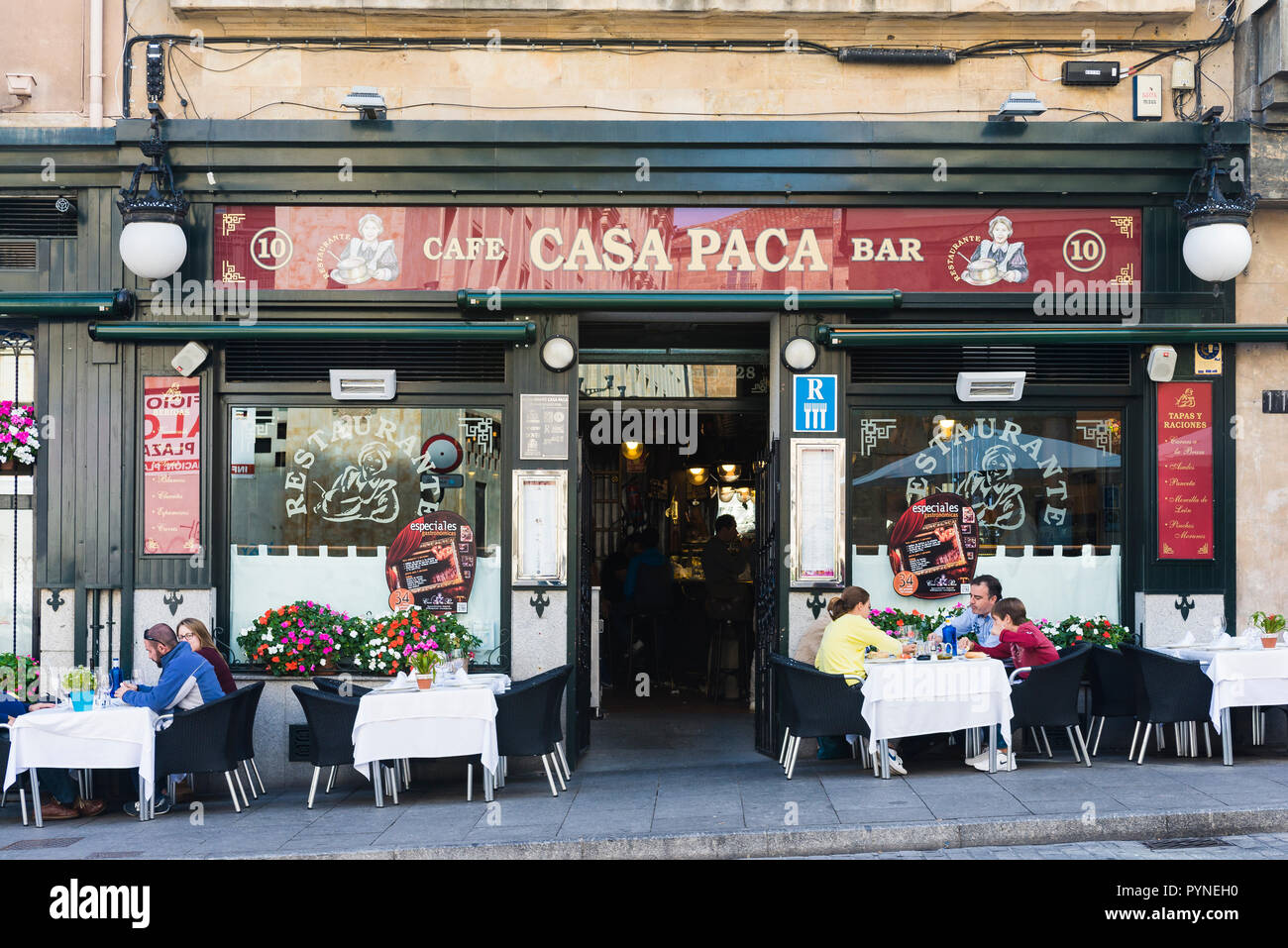 Weingut Restaurant Bar Casa Paca. Salamanca, Castilla y Leon, Spanien, Europa Stockfoto