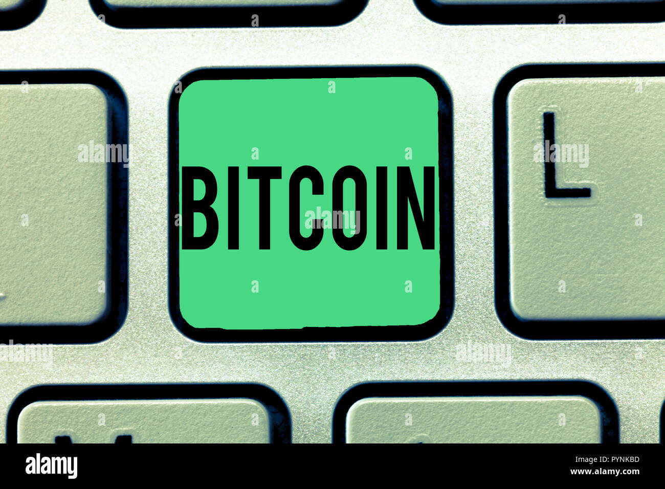 Text Zeichen Angezeigt Bitcoin Konzeptionelle Foto Cryptocurrency - 