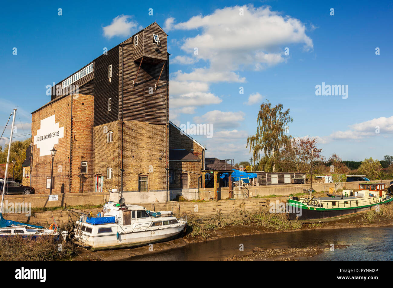 Die alte Gezeitenmühle, river Crouch, Battlesbridge, Wickford, Essex. Stockfoto
