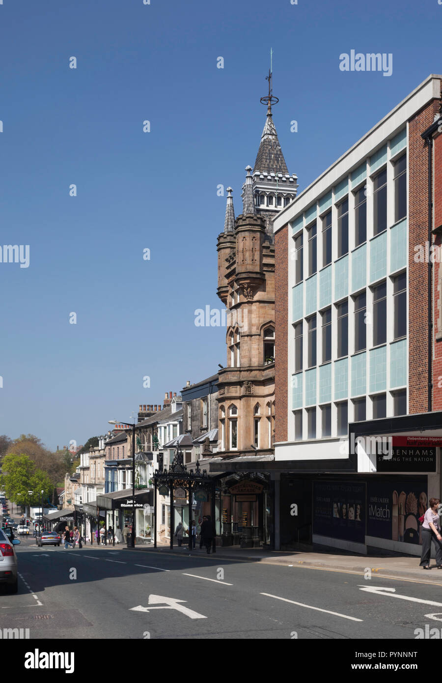 Die Parliament Street, Harrogate, North Yorkshire Stockfoto