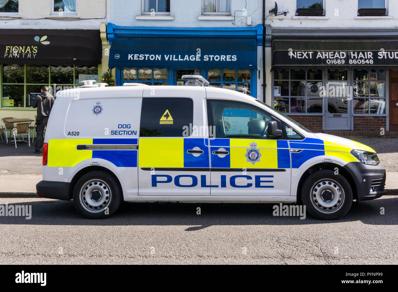 British Transport Police Dog Abschnitt van. Stockfoto
