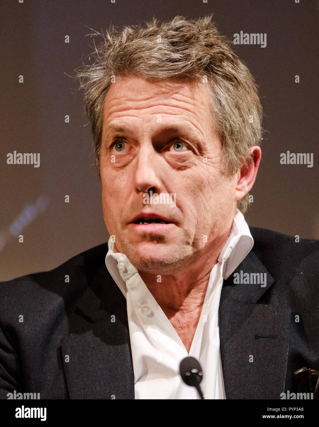 Hugh Grant erscheint auf Mark Kermode Leben in 3D am Montag, den 29. Oktober 2018 im BFI Southbank, London statt. Bild: Hugh Grant. Stockfoto