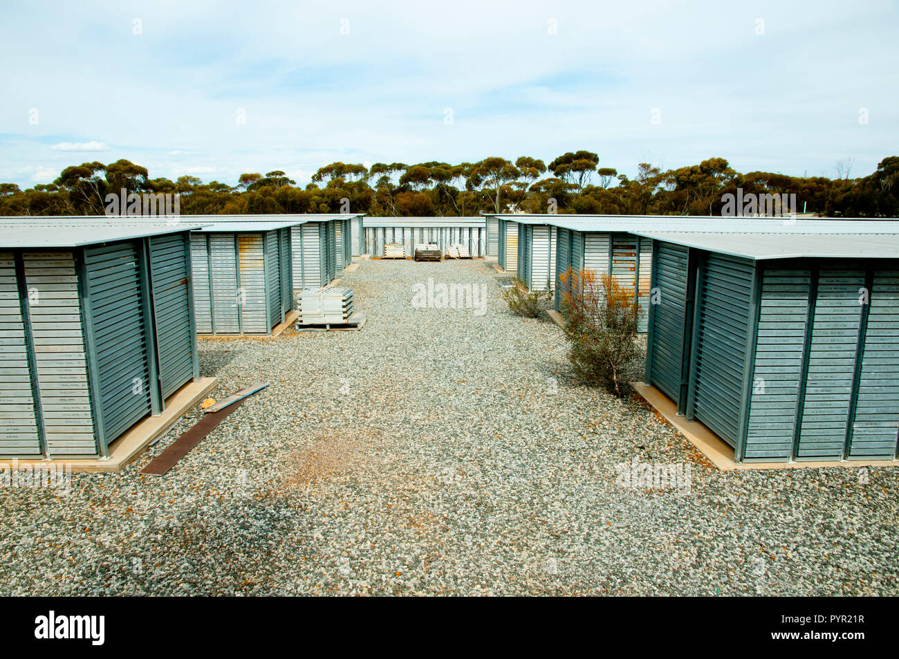 Mining Rock Kern Hof Stockfoto