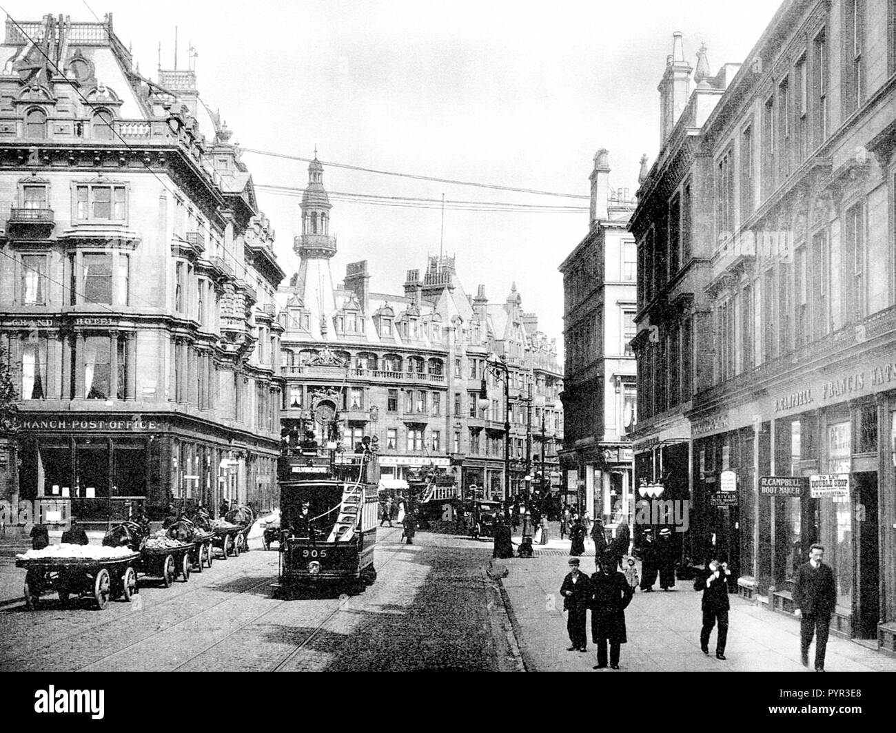 Cross, Glasgow Anfang der 1900er Jahre Stockfoto