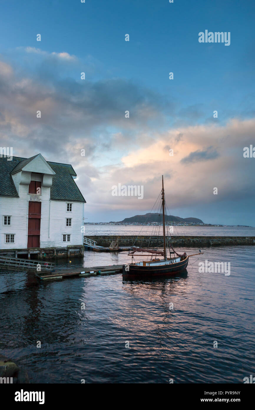 Die Fischerei Museum, Molovegen, Ålesund, Møre og Romsdal, Norwegen Stockfoto