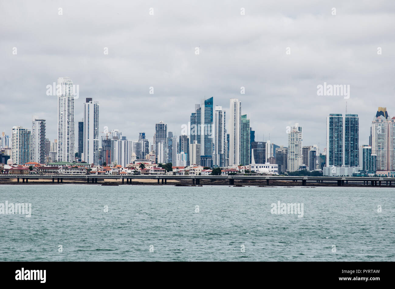 Panama City Skyline 2018 Stockfoto