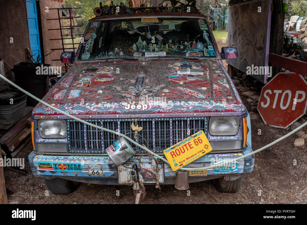 Tinkertown Art Car von Ross Ward Stockfoto