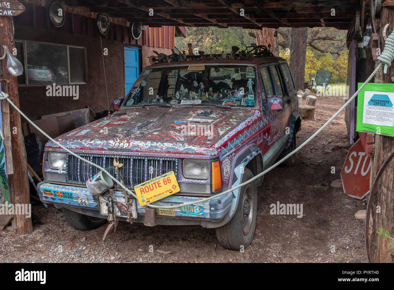 Tinkertown Art Car von Ross Ward Stockfoto