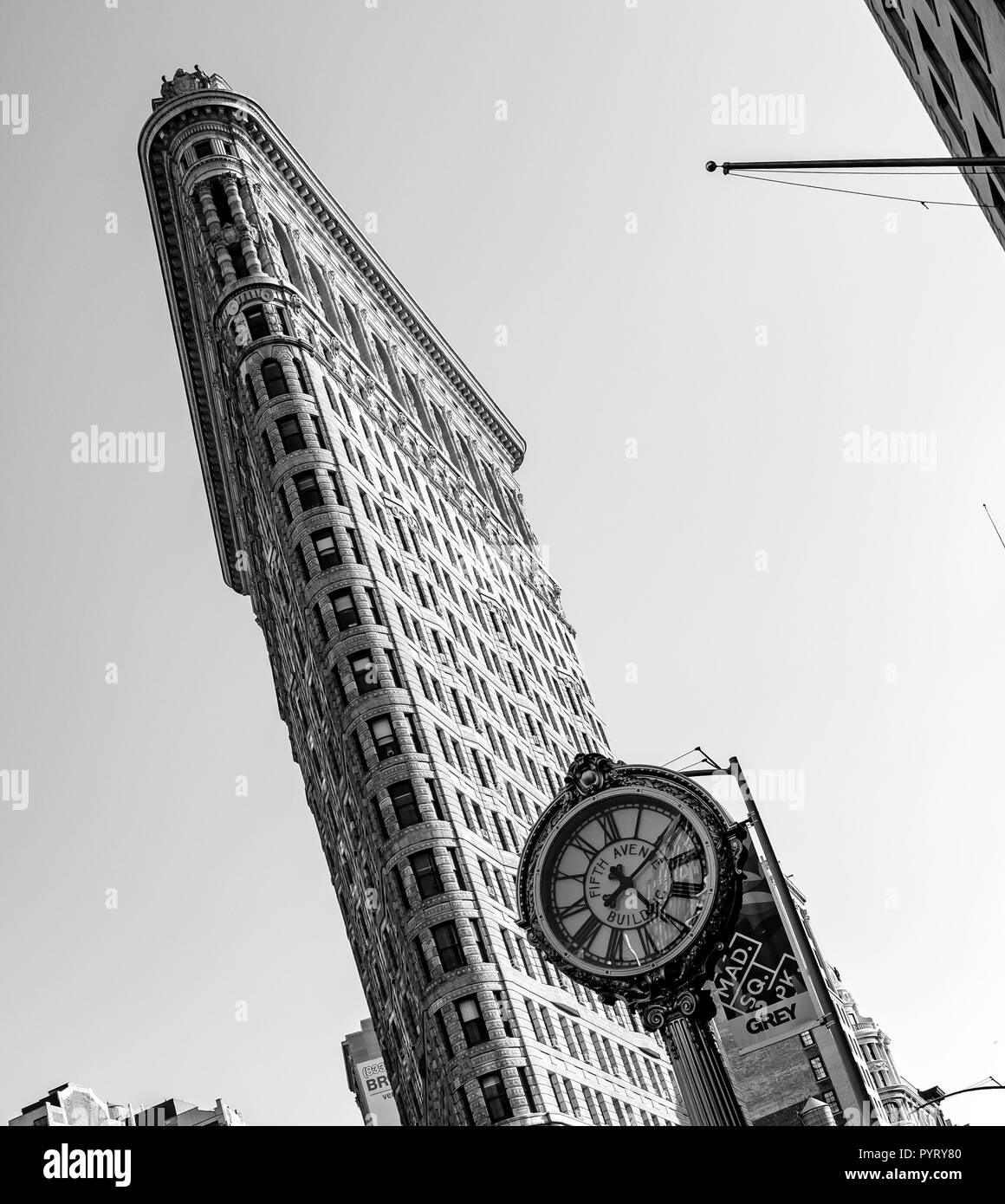FlatIron Building, New York Stockfoto