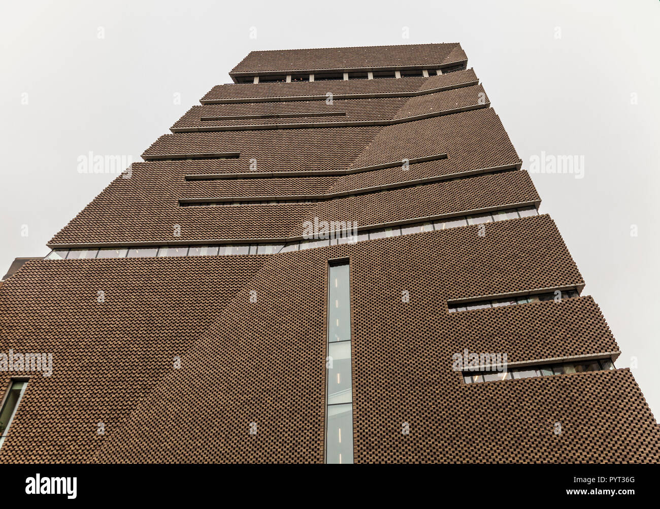 Tate Modern Schalter Haus, jetzt umbenannt Blavatnik Gebäude, in London, England, Großbritannien Stockfoto