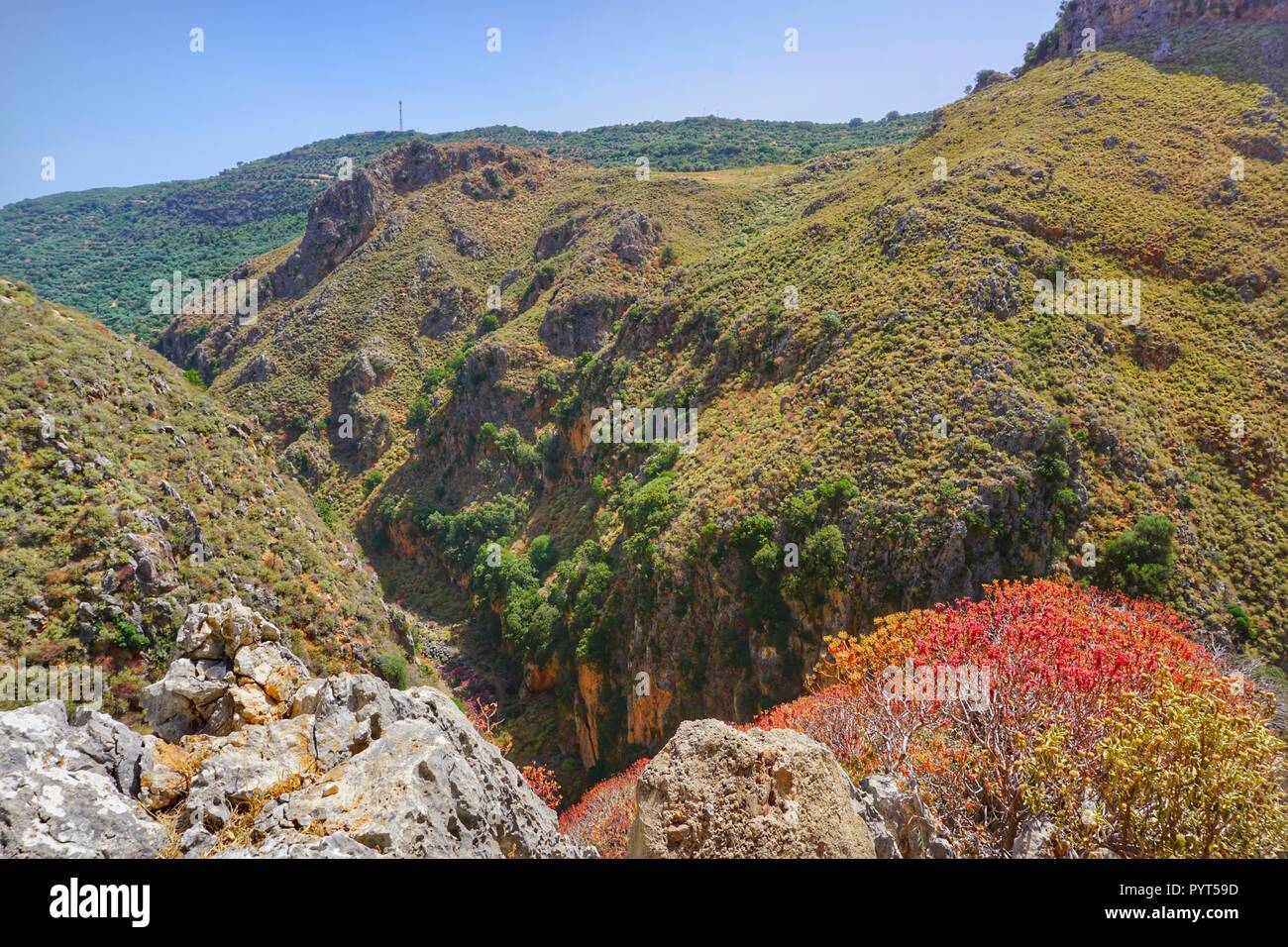 Road Trip - die Straßen von Kreta 2018 Stockfoto