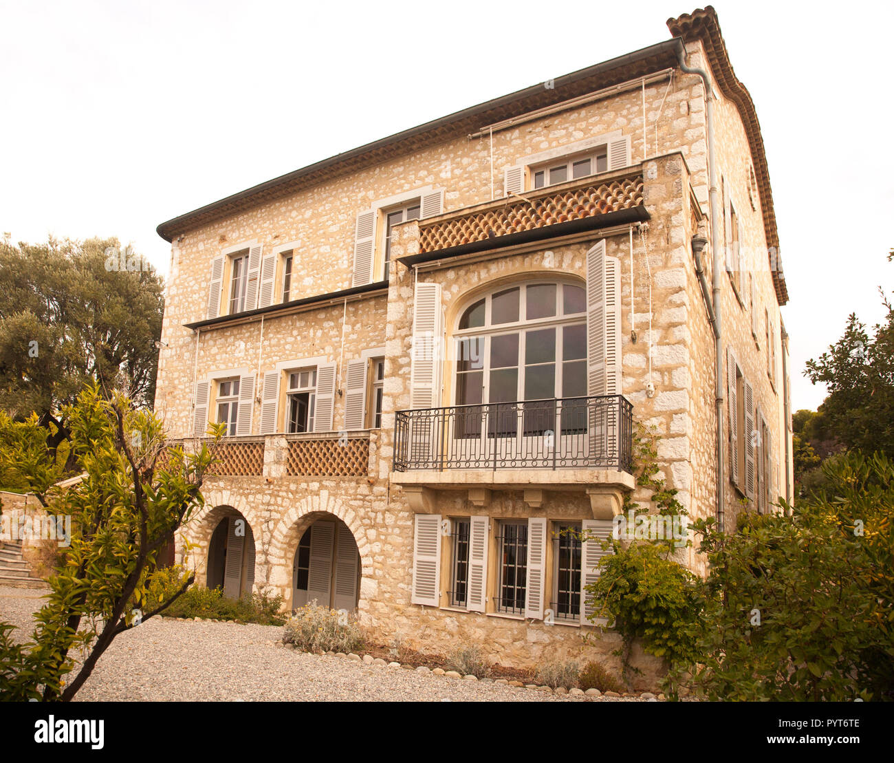 Les Collettes, das letzte Haus und Studio von Pierre August Renoir in Cagnes-sur-mer, wo er lebte und arbeitete von 1907-1919 als er starb Stockfoto Les Collettes, das letzte Haus und Studio von Pierre August Renoir in Cagnes-sur-mer, wo er lebte und arbeitete von 1907-1919 als er starb Stockfoto