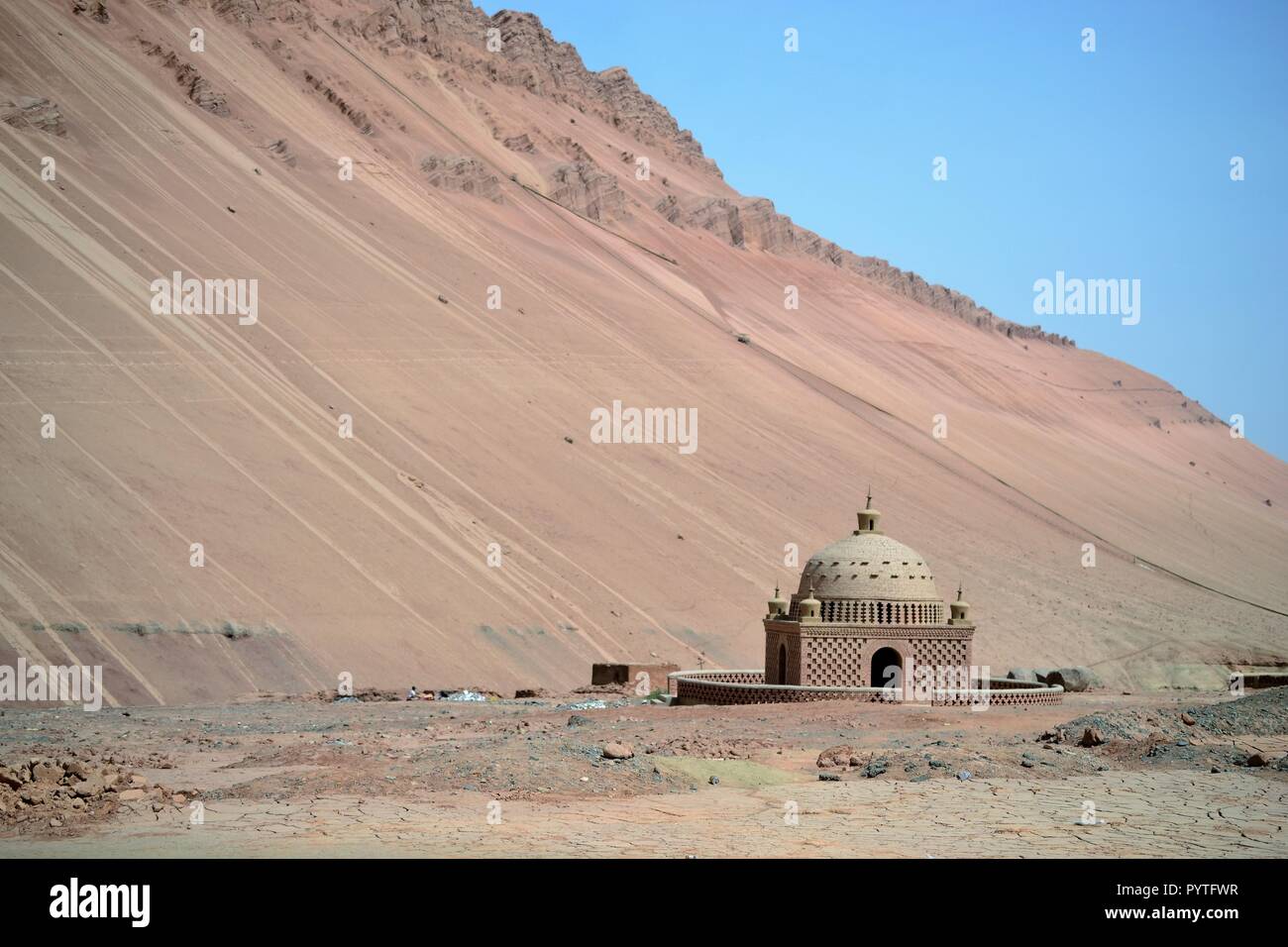 Xiyouji, die Reise nach Westen, in die flammenden Berge Stockfoto