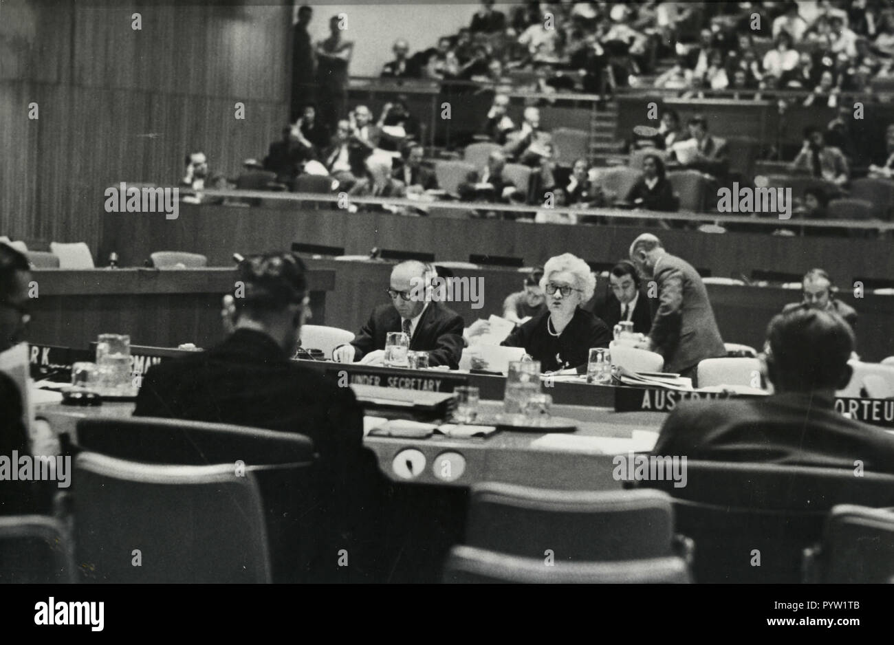 Konferenz der Vereinten Nationen über die Fakten in Ungarn, 1956 Stockfoto