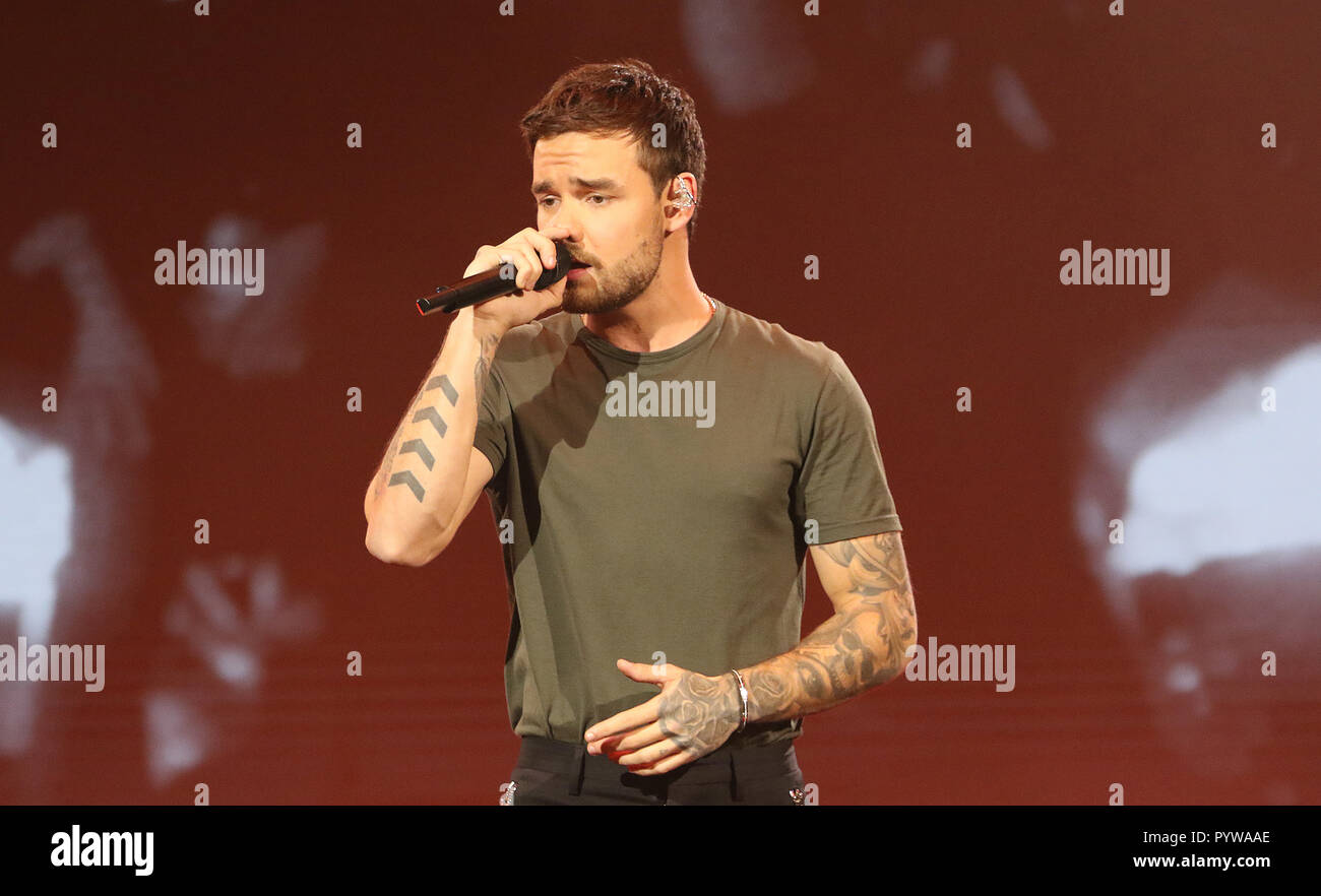 London, Großbritannien. 30 Okt, 2018. Liam Payne, Westfield London 10 Jahr Geburtstag feiern, Westfield Square, Westfield London, Shepherds Bush, London, UK, 30. Oktober 2018. Credit: Rich Gold/Alamy leben Nachrichten Stockfoto