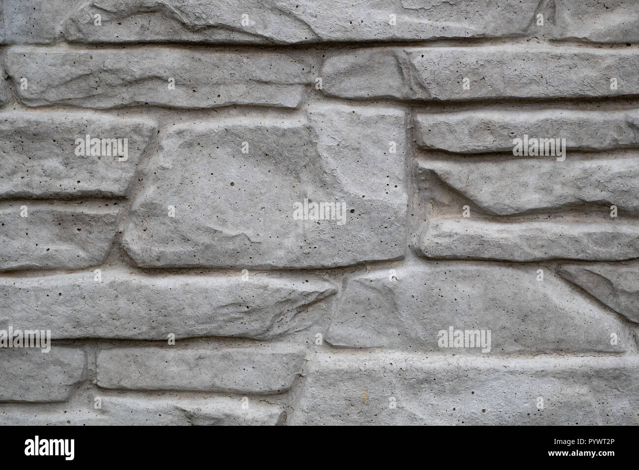 uere knstliche Mauer aus Stein aus Beton. Abstrakt Hintergrund  Stockfotografie - Alamy