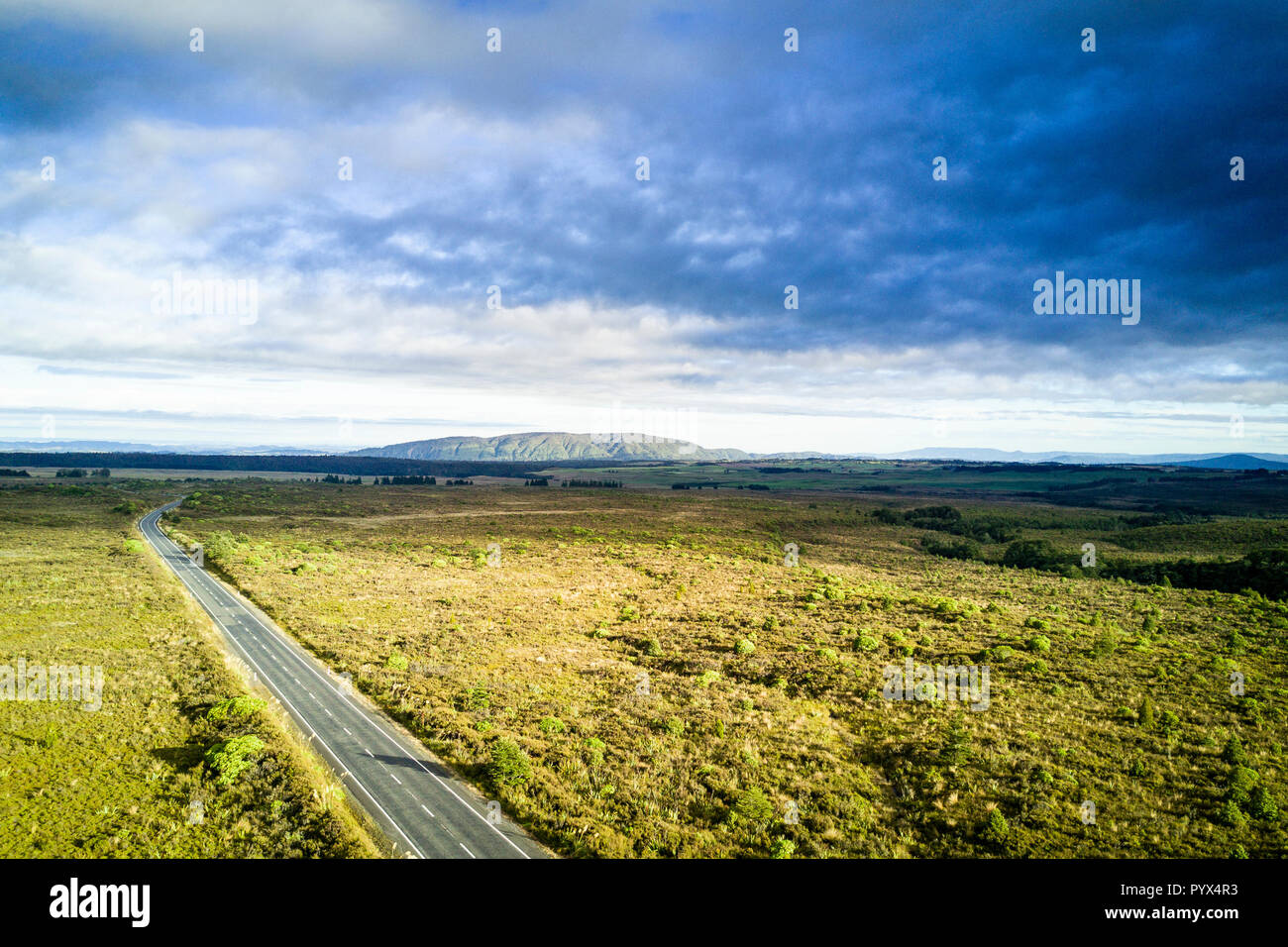 Malerischer Blick auf Tongariro National Park in Neuseeland Stockfoto