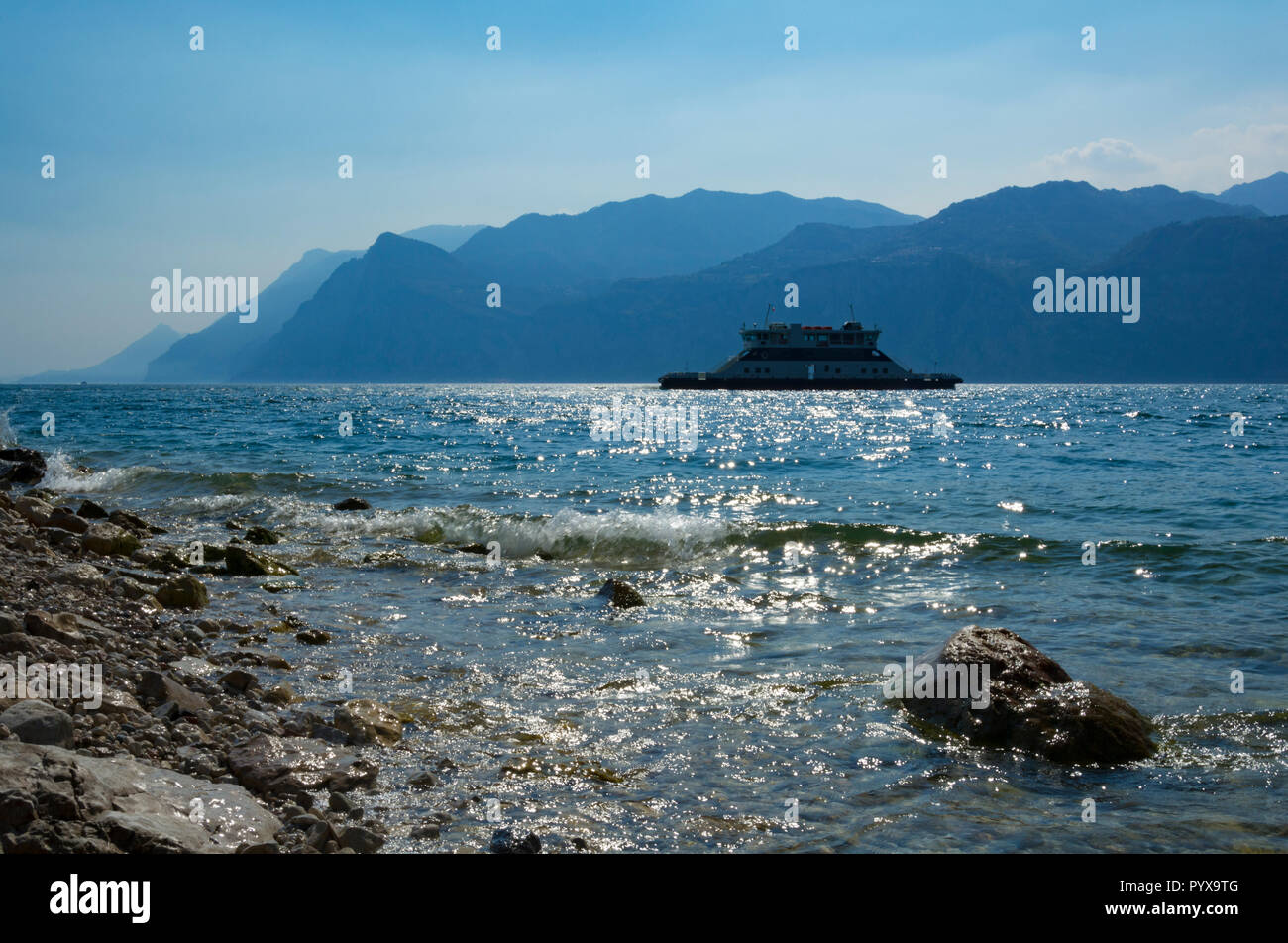 Bild von Lago di Garda von Malcesine Stockfoto