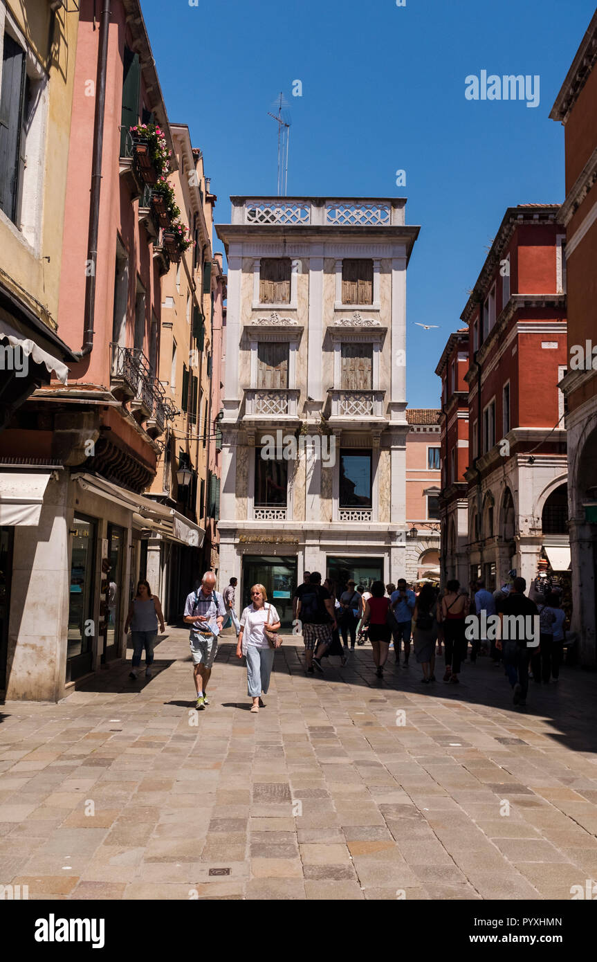 Straßenszene, Venedig, Italien Stockfoto