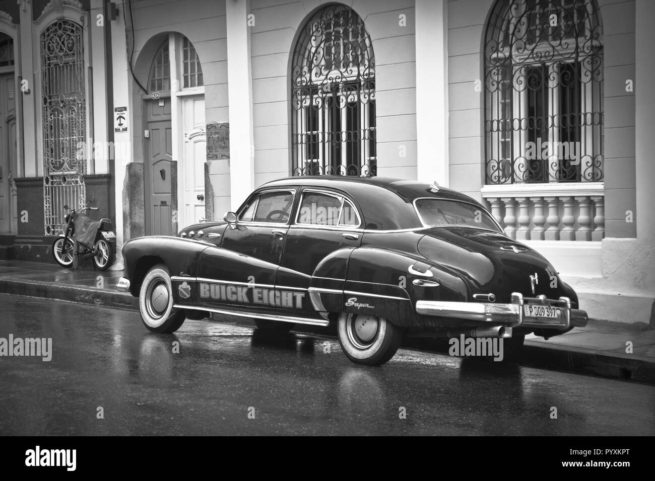 Kuba, Havanna, La Habana, Karibik, die Perle der alten Autos der Antillen", Straßen und schönen Stränden. Stockfoto