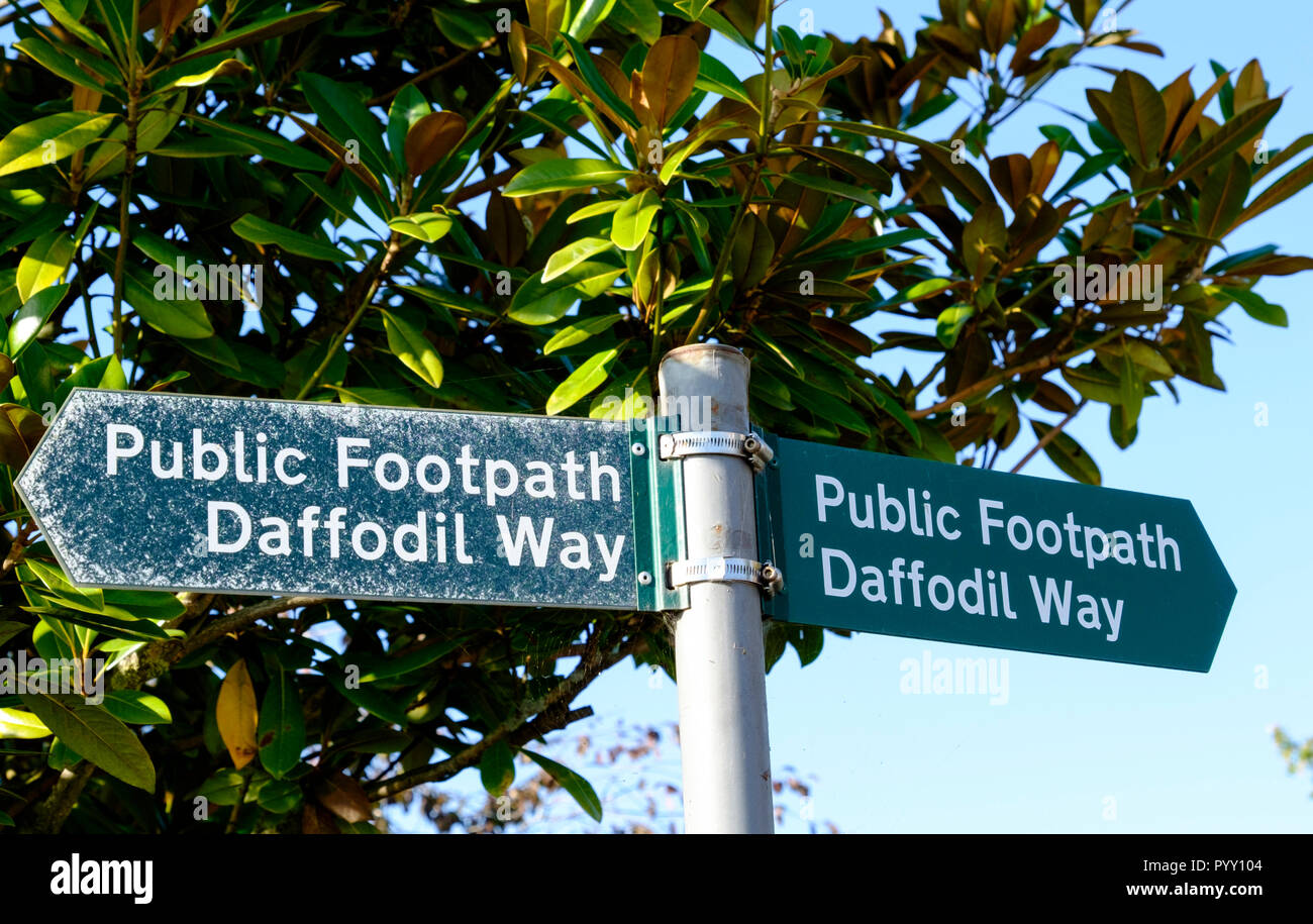 Dymock ein kleines Dorf in der Grafschaft Gloucestershire. Im Zusammenhang mit der Dichter Wilfred Wilson Gibson, Robert Frost und Edward Thomas 1911 - 1914, sie wurde Stockfoto