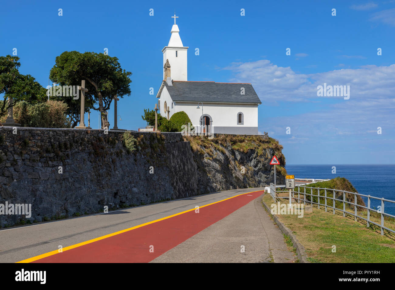 Luarca, Valdes, Asturien, Spanien, Europa Stockfoto