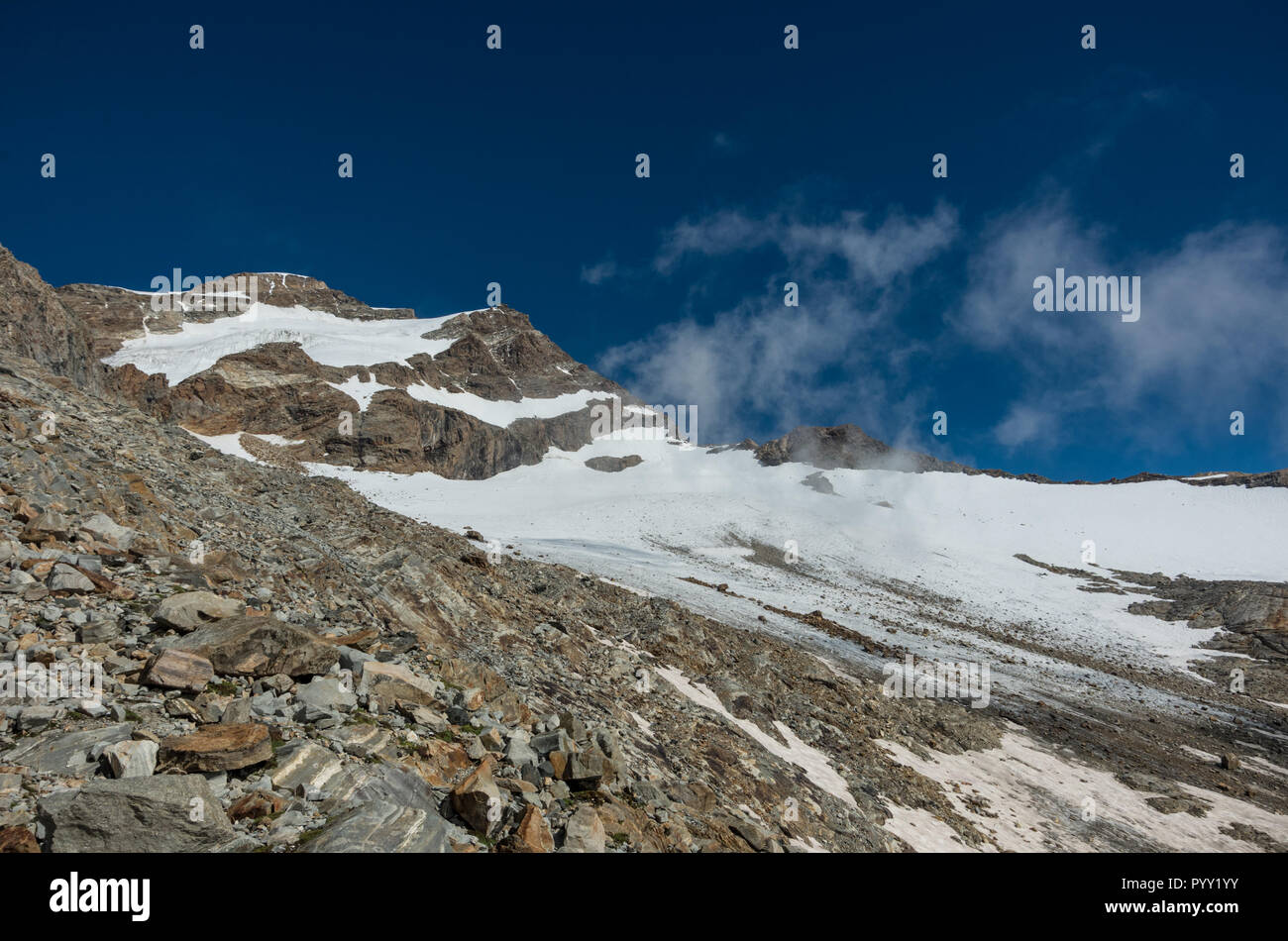 Monte Rosa Pyramide Monte Rosa Glacier Stockfotos & Monte Rosa Glacier Bilder - Alamy